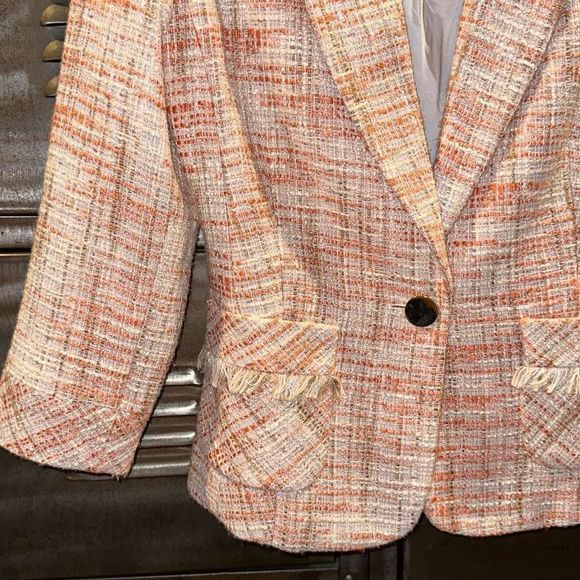 Tweed Caché Pink Blazer - Picture 2 of 5